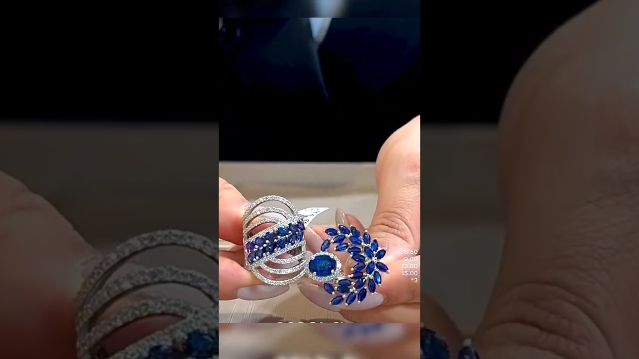 Elegance 3 different Sapphire Rings 💍 