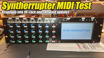 Tesla Coil Show Controller - Syntherrupter Installation And MIDI Test (Part 5 of 8)