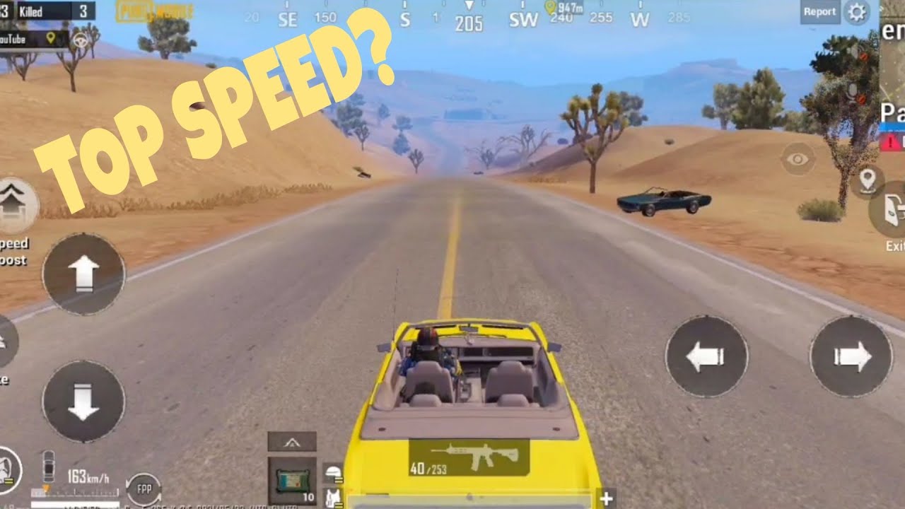 What is Top Speed of Golden Mirado?? | PUBG MOBILE MIRAMAR