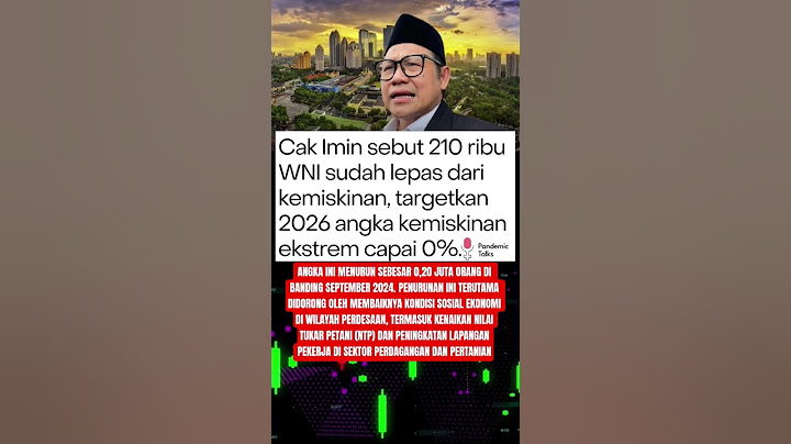 CAK IMIN SEBUT 210 RIBU WNI SUDAH LEPAS DARI KEMISKINAN 😱 #news #shorts #beritaterkini #viral