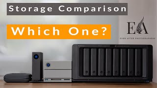 External Storage Hard Drive Comparison for Wedding Photographers. LaCie vs Synology, DAS vs NAS