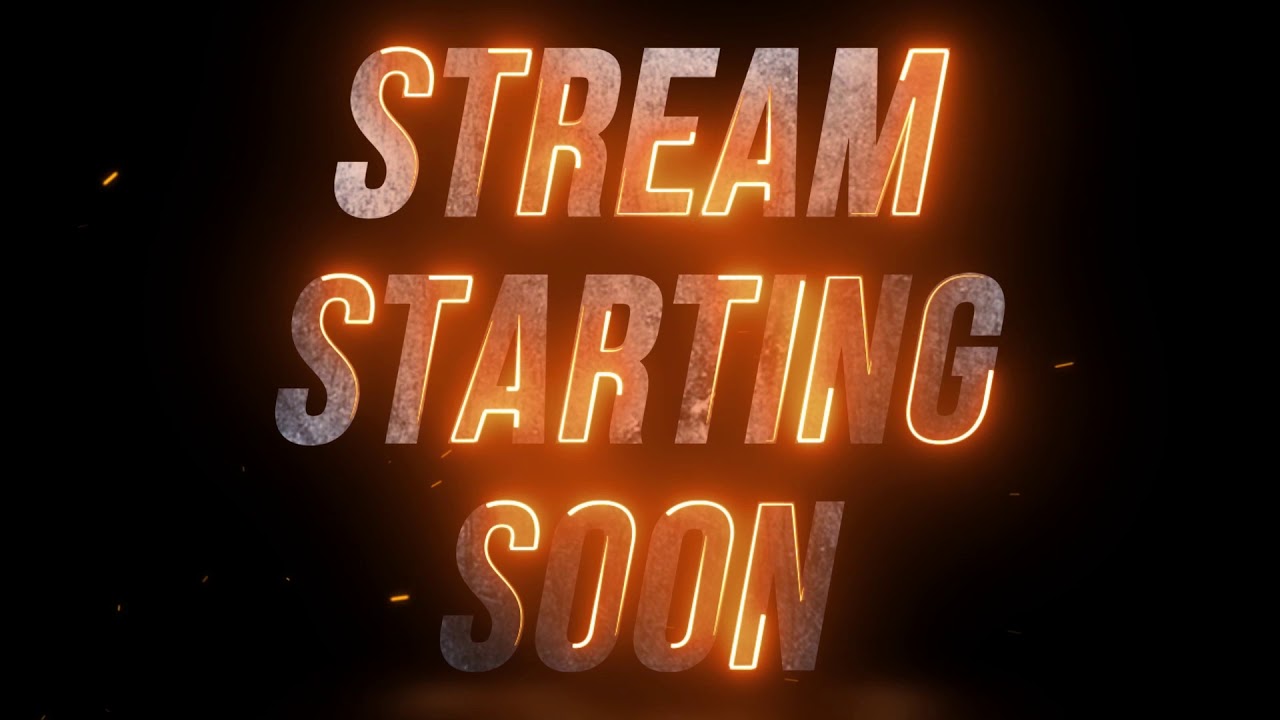 FREE Stream Starting Soon Overlay Template | Stream Ending Free ...