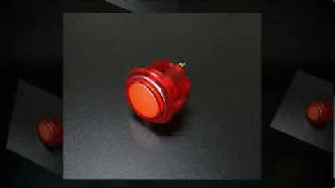 KDIT 30MM Colourful transparent 6PCS buttons package with SANWA SW-68 Micro Switch