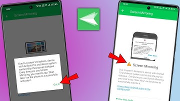 Airdroid Screen Mirror Problem Solve | Device With Android 10 Above In Airdroid