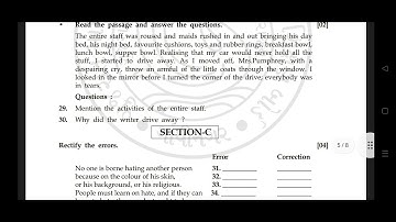 class 10th English (F.L.) model paper pattern and weightage gseb board #getrighttoeducation