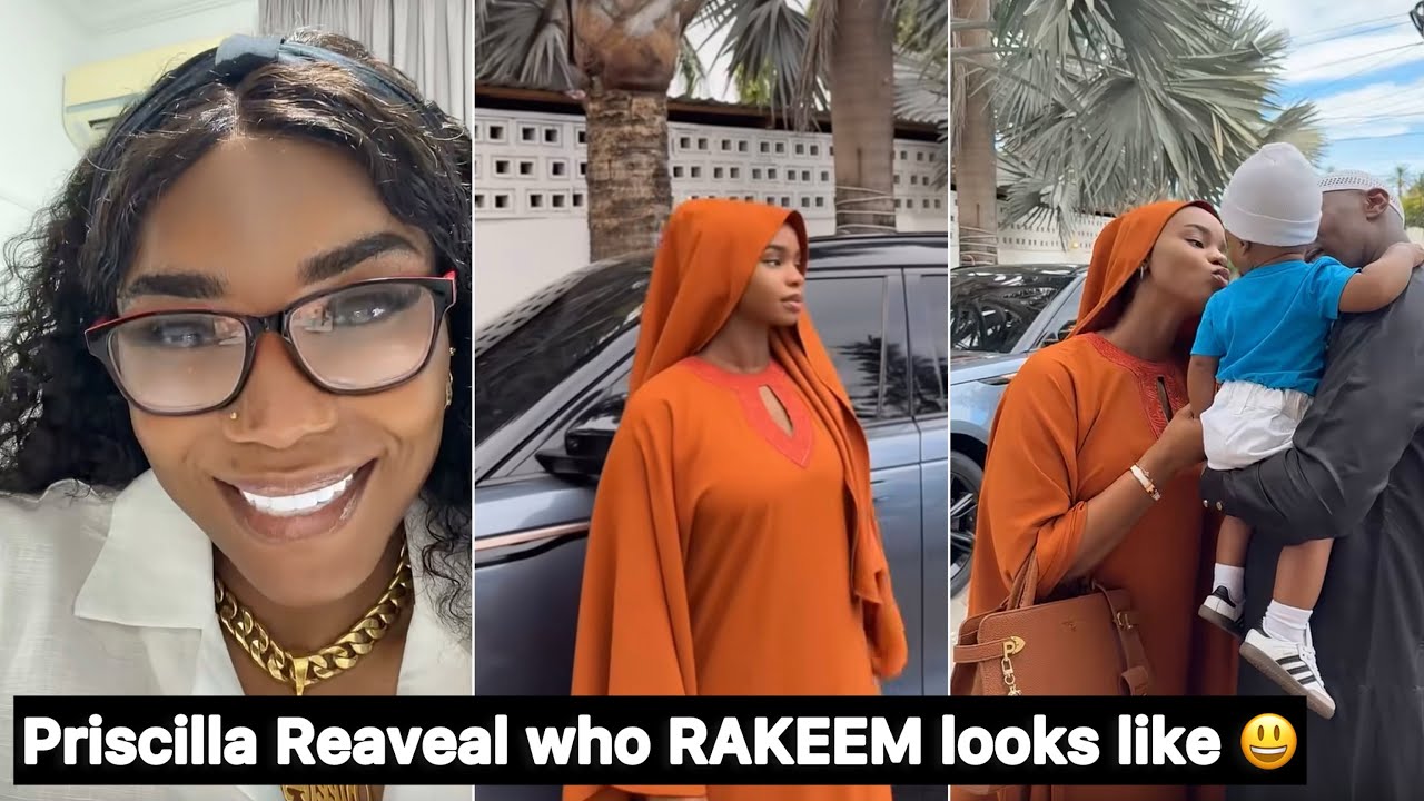 Присцилла показала, на кого похож Раким, когда они вышли в свет с Иябо Оджо #priscilla #viralvide...