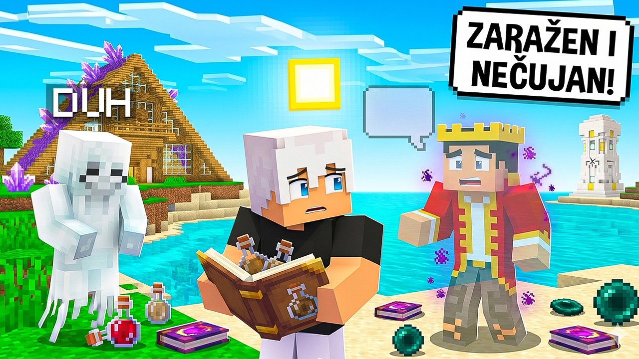 NEUNIŠTIVI JE BACIO KLETVU NA MENE! Minecraft Preživljavanje! ep.87