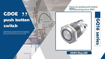 16mm one normally open contact waterproof momentary push button switches screw terminal 4 pins