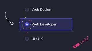 Checkbox CSS Animation Effects Sparkles
