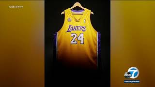 Kobe Bryant's iconic Lakers jersey expected to sell for up to $7 million at auction