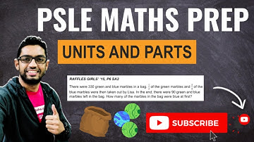 Unit And Parts | Learn Problem Sums | PSLE MATHS PREP