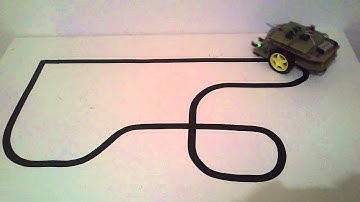 Line Follower Robot car with 3 IR sensors