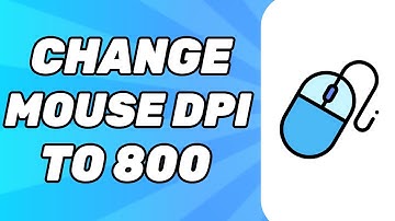 How to Change Mouse DPI to 800 (Full Guide)