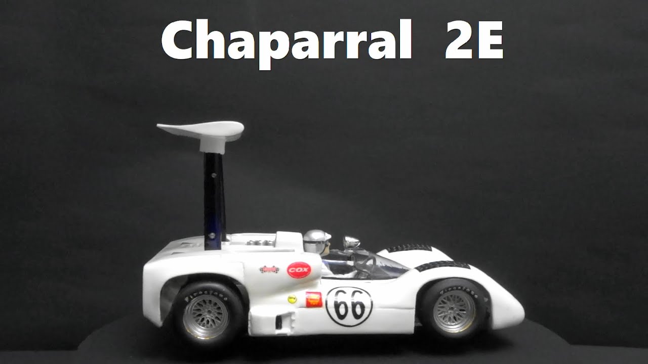 SLOT CAR Chaparral 2E (1/24 Scale ) 1966 Can-AM Riverside Driver