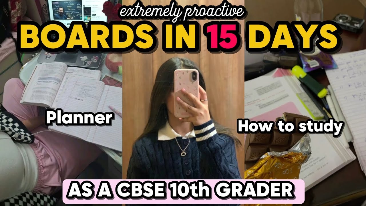 BOARDS IN 15 DAYS 😭 |How am I studying for boards ? AS A CBSE 10th ...