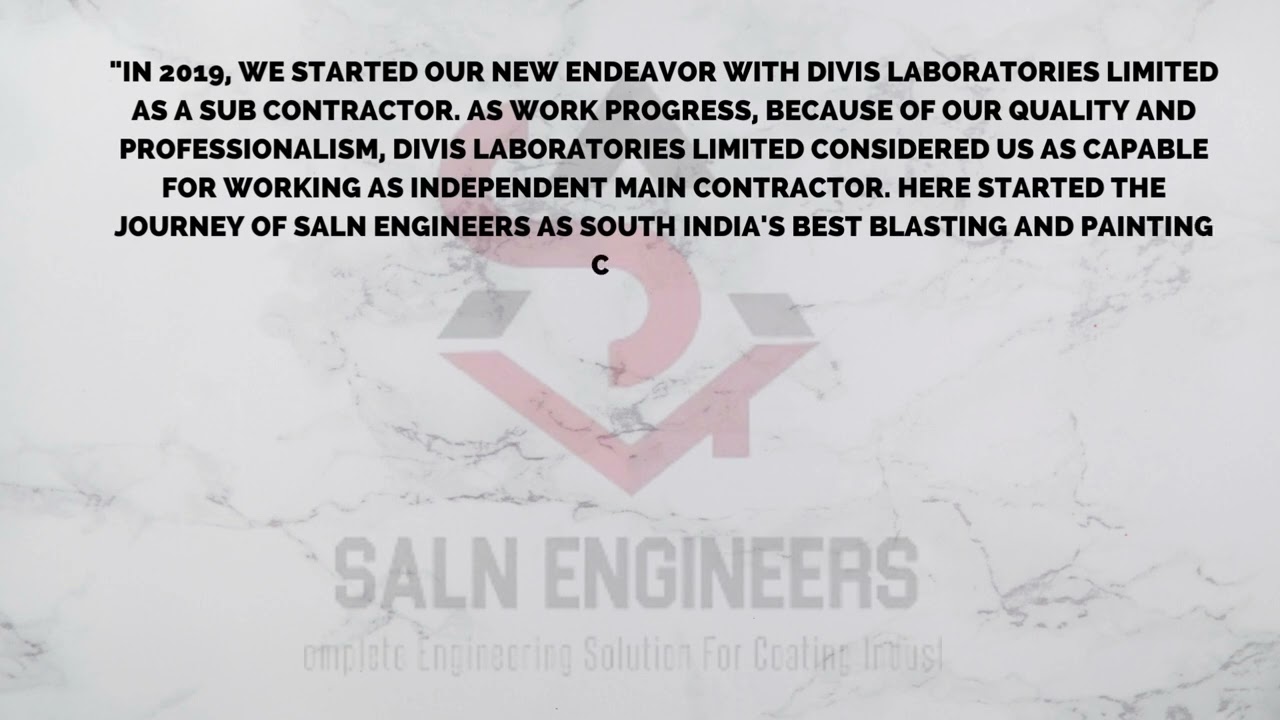 SALN ENGINEERS CELEBRATING 4 YEARS WITH DIVIS LABORATORIES LIMITED