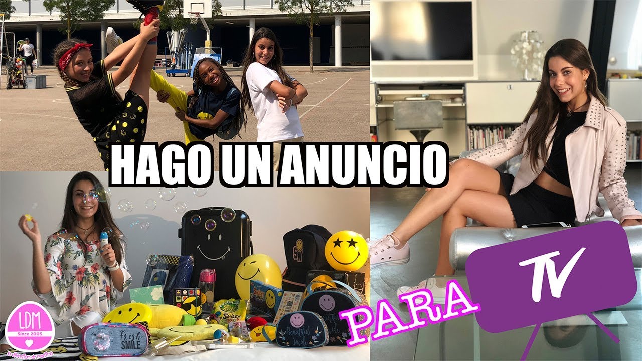 Salgo en un Spot de TV en Francia !!  Mi 1º anuncio para la Televisión !! LA DIVERSION DE MARTINA