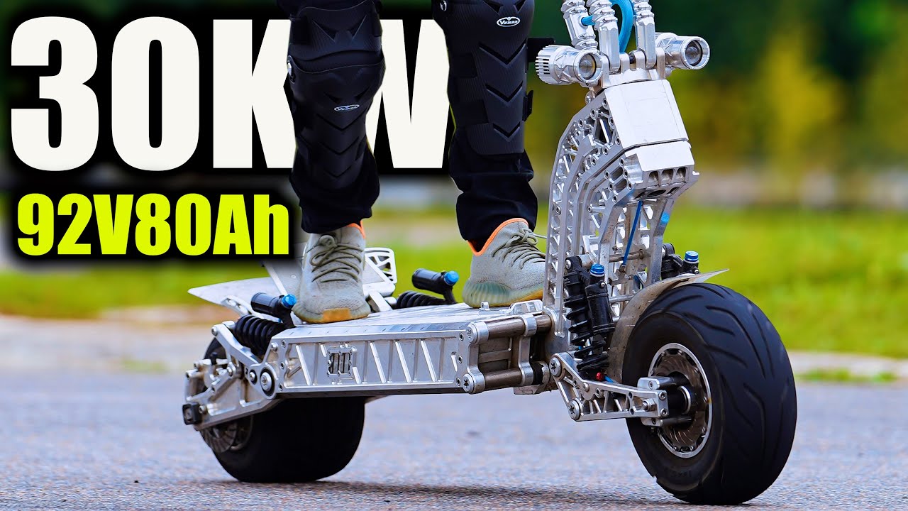Unboxing 30KW of Raw Insane Indestructible Indistinguishable Monster POWER Vostok 1 Electric Scooter