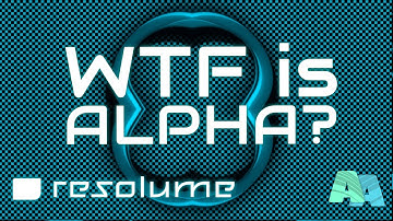 Alpha Channel ie. Transparency - Resolume Tutorial