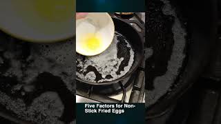 Five Hacks For Non-Stick Fried Eggs #shorts