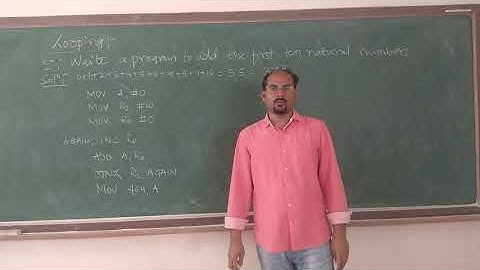 Microcontroller - 18EC46 - Module 3 - Looping - Program 2