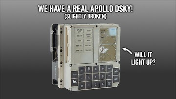 Apollo DSKY - part 1: we have a real (and broken) DSKY!