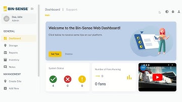 Bin-Sense® Web Dashboard Overview (1)