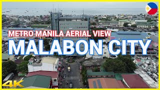 Malabon City Proper Metro Manila Aerial View Drone Shot