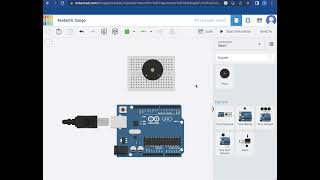 Creating the CIRCUIT for Piezo Buzzer and TONE command