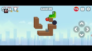 Snake Puzzle Slither to Eat level 25 Walkthrough Solution 