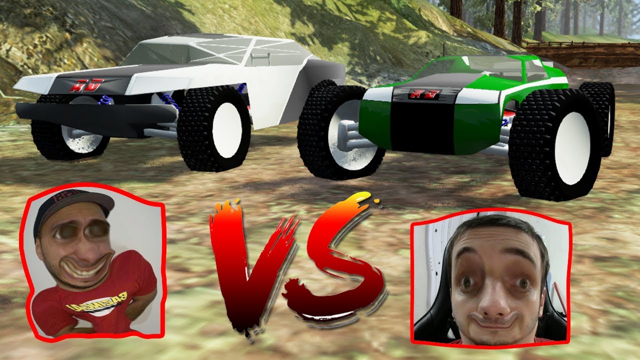 PISTA de TESTES na floresta com carrinho de CONTROLE REMOTO no BeamNG Drive Multiplayer