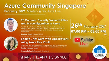 February 2021 Meetup | Azure Security and Azure Key Vault