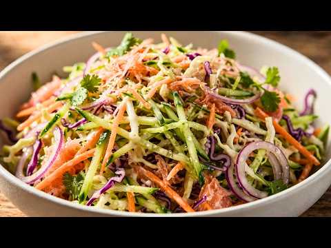 Cómo Hacer ENSALADA DE PEPINO Rápida, Fresca y Crujiente