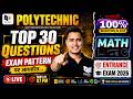 🎯 Polytechnic Maths Top 30 Questions 2026 | 100% Selection Strategy by Raceva Academy