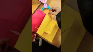 2d shapes popup book golden Spring school
