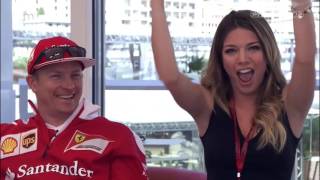 Kimi Räikkönen and Sebastian Vettel F1 SHELL Quiz Monaco 2016