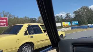 VH 424 Commodore Lakeside True Street Car Club members run