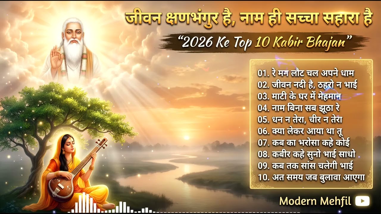 2026 Ke Top 10 Kabir Bhajan Mashup | जीवन क्षणभंगुर है | Non Stop Kabir Vani | Modern Mehfil