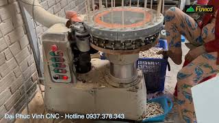Máy cắt chốt gỗ Đài Loan RH-DCC220, máy cắt chốt gỗ mâm xoay cao tốc