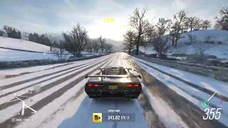Lower Fell Speed Trap Run (Forza Horizon 4, Winter Forzathon Challenge 340 km/h Objective)