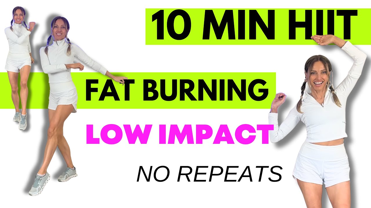 10 Minute Low Impact HIIT🔥 Workout –   Beginner Friendly at Home!