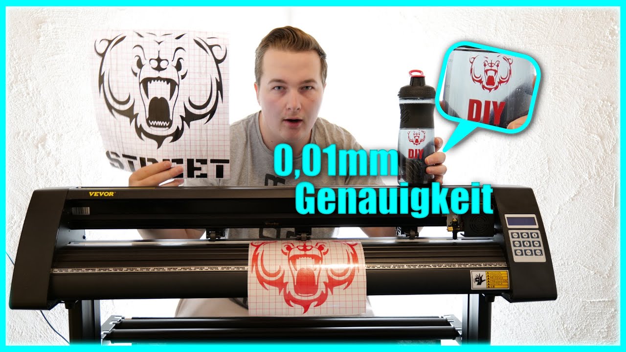 Aufkleber für jeden Anwendungsbereich mit einem 350€ Plotter!