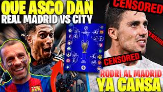 REACCIONO Y EXPLOTO TRAS EL SORTEO DE CHAMPIONS ¡UEFALONA! 🤮YA BASTA DE INSISTIR CON RODRI AL MADRID