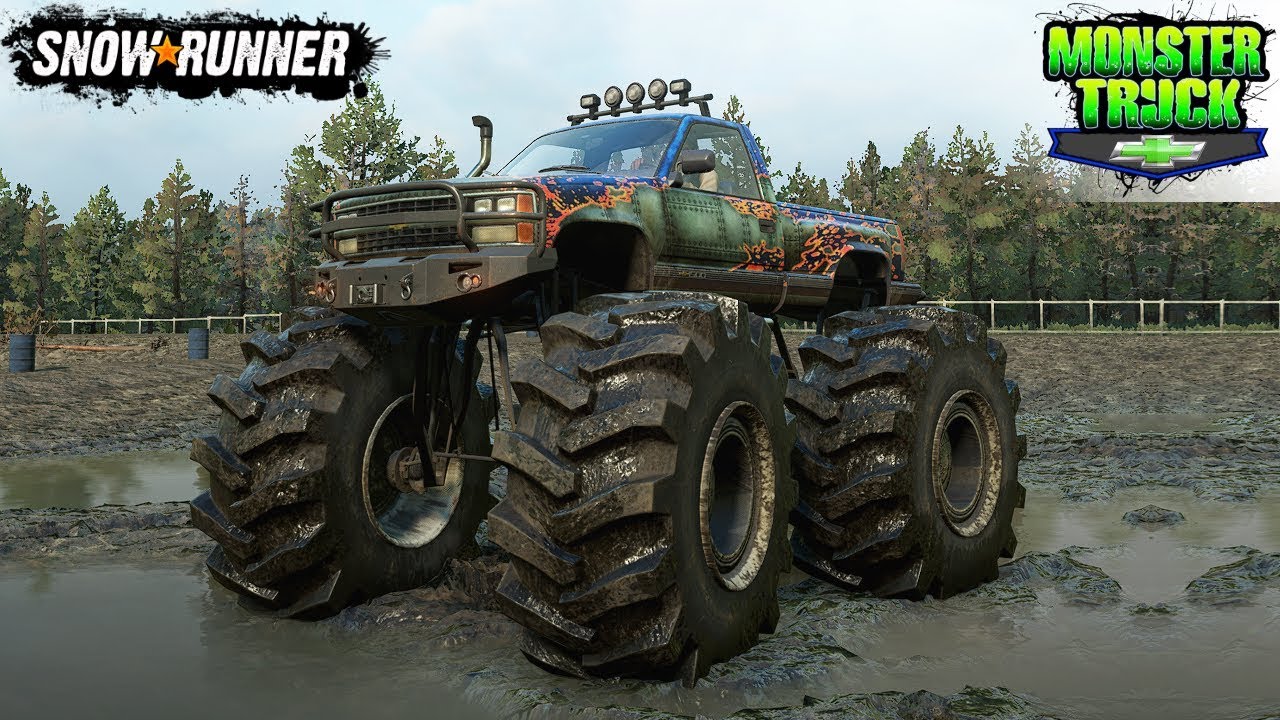 SnowRunner CHEVROLET CK 1500 MONSTER TRUCK Offroad YouTube