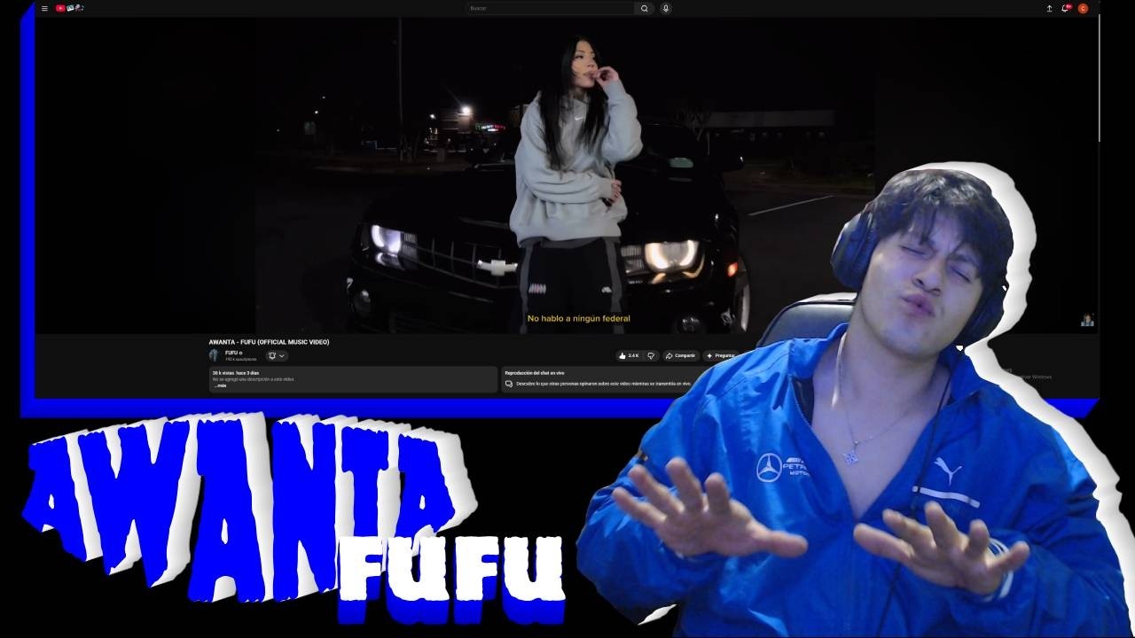 Reaccionando a AWANTA - FUFU (OFFICIAL MUSIC VIDEO) - YouTube