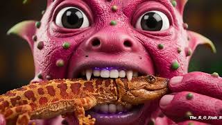 Dragon Fruit Eating Challenge! Giant Worms, Tarantulas, Fried Grasshoppers &amp; More!