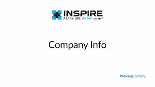 {Setup} Company Info