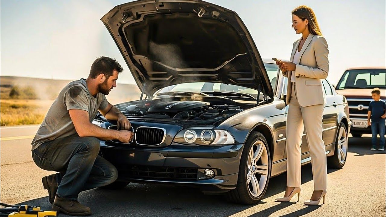 Un Père Célibataire Aide une Femme en Panne — Sans Savoir Qu’Elle Possède Son Hypothèque