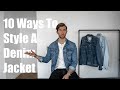 10 Ways To Style A Denim Jacket | Mens Fashion 2021
