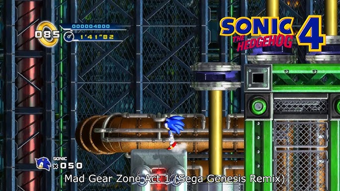 Stream Sonic the Hedgehog 4 - mad gear zone act 1 (Sega Genesis